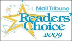 Medford Mail Tribune 2009 Reader's Choice Award for Best Auto Service