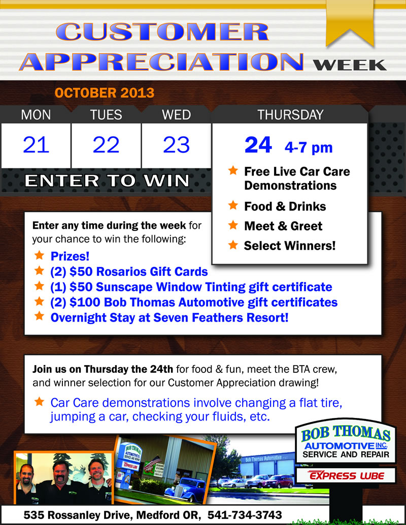 BTA Customer Appreciation Week